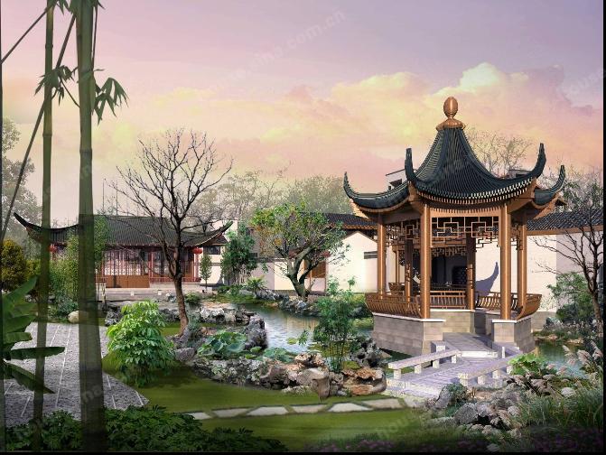 中國院子別墅庭院設(shè)計